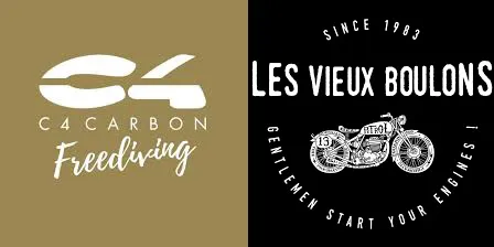 Logos des sponsors C4 et Vieux Boulons